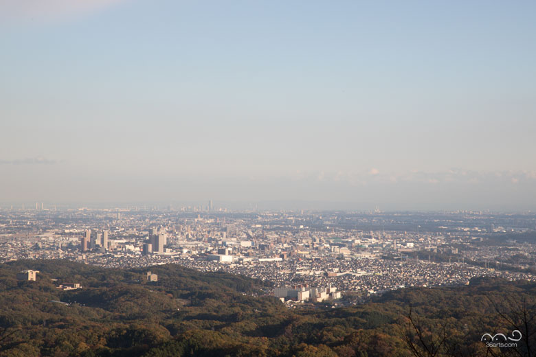 高尾山から見た横浜方面