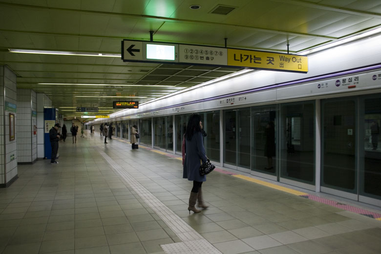 （海外の風景）ソウルの地下鉄