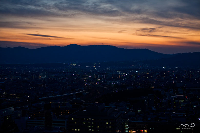 京都の夕焼け