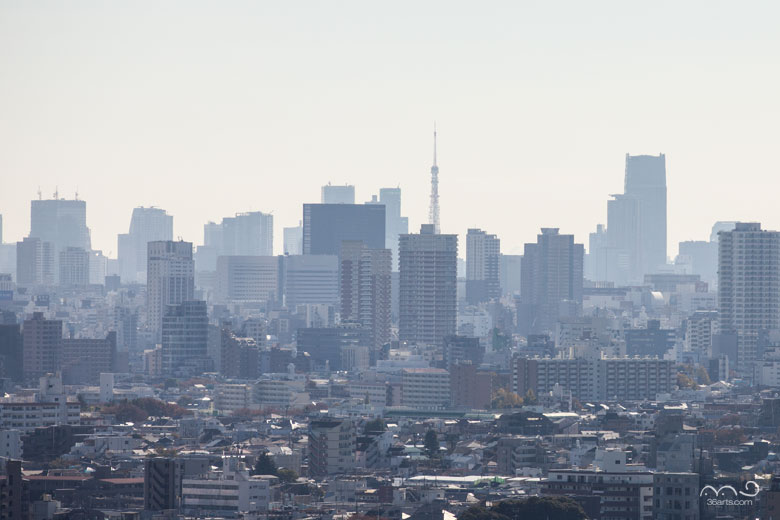 練馬区役所から見た東京タワー