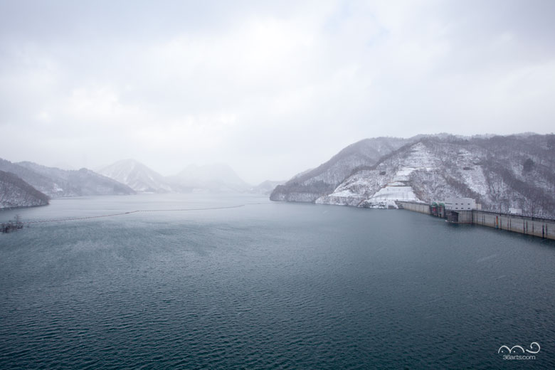冬の宝仙湖